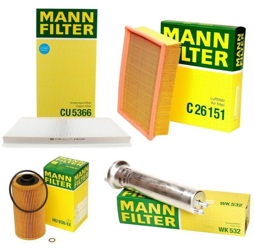 BMW Filter Service Kit LR032199 - MANN-FILTER 1790182KIT